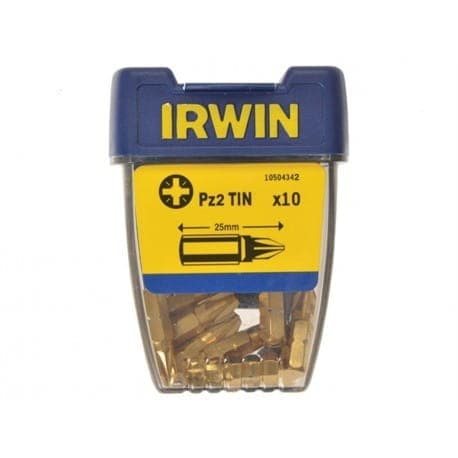 IRWIN-SPIDS PZ2 x 25 mm TIN / 10 stk.