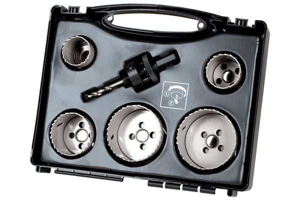 Hålsågsset 35, 40, 51, 65, 68 mm Wolfcraft - el- och sanitetsinstallationer