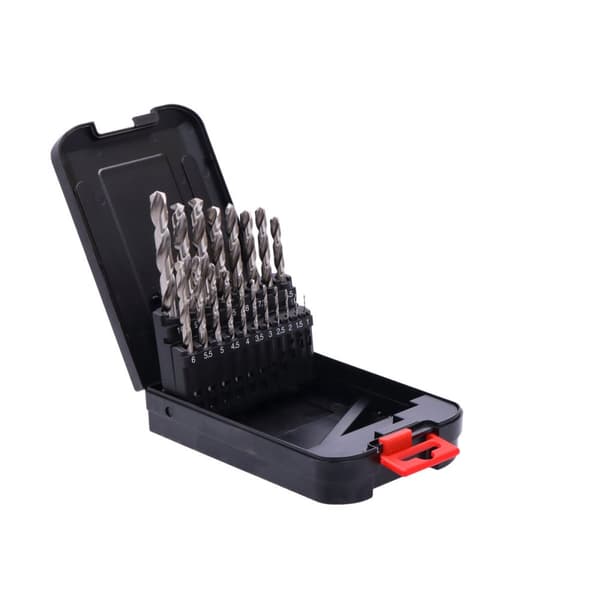 Metalboresæt HSS-GS DIN 338 1 - 10 mm ABRABORO [19 stk.]