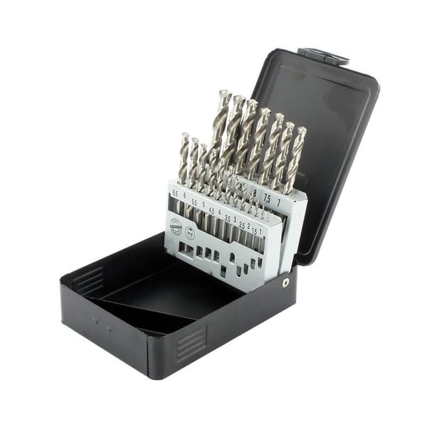 Metalboresæt HSS-GS DIN 338 1 - 10 mm ABRABORO [19 stk.]