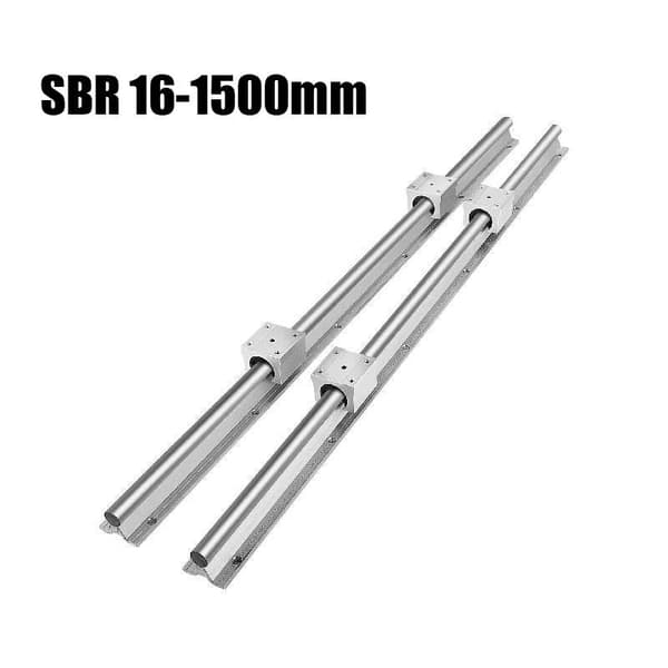 2st SBR16-1500mm linjära styrskenor, exakta och hållbara, lätta att installera, bred applikation