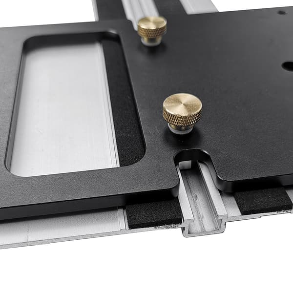 Aluminiumlegering Spårsåg Square Guide Rail Square Träbearbetning 90 graders rätvinkel Guide Plate