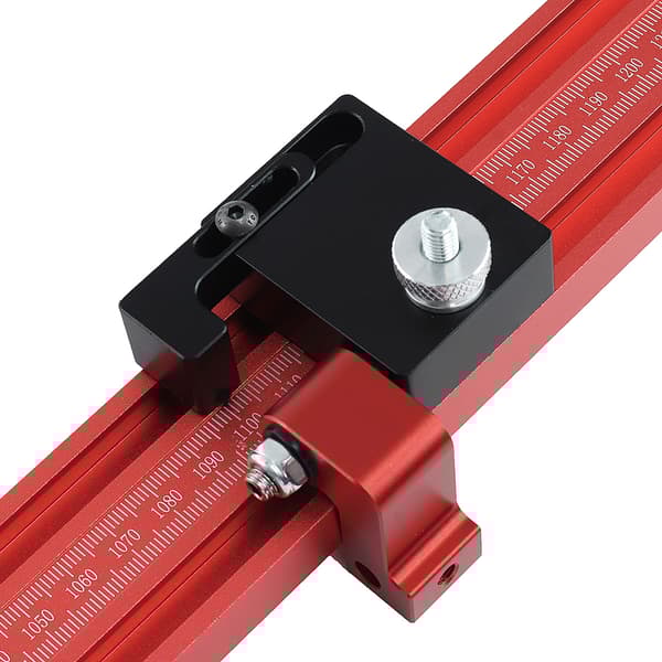 Aluminiumlegering Träbearbetning Förlängning Guide Rail T-spårkontakt för spårsågskena Parallell Guide System