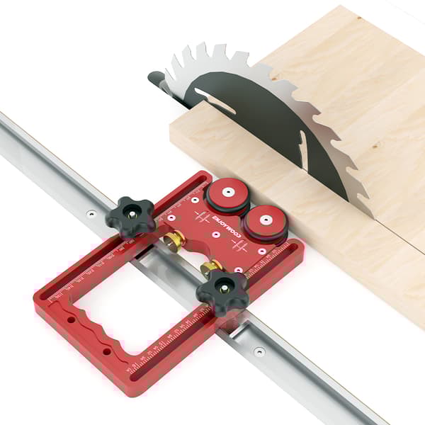 160mm Utökad lagerguide med envägshjul och säkerhetsverktyg för säkerhet för bordsåg Band Såg Circular Saw Woodworking Equipment Tool