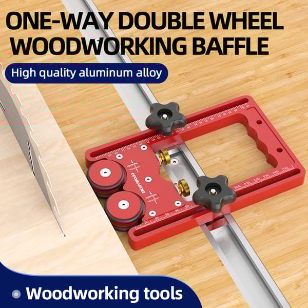 160mm Utökad lagerguide med envägshjul och säkerhetsverktyg för säkerhet för bordsåg Band Såg Circular Saw Woodworking Equipment Tool