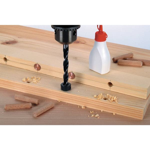 Wolfcraft 2730000 Trä-spiralborr-set 3 delar 6 mm, 8 mm, 10 mm Cylinderskaft 1 set