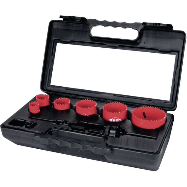 RUKO A106340 A106340 Hålsågset 8 delar 22 mm, 29 mm, 35 mm, 44 mm, 51 mm, 68 mm 1 set