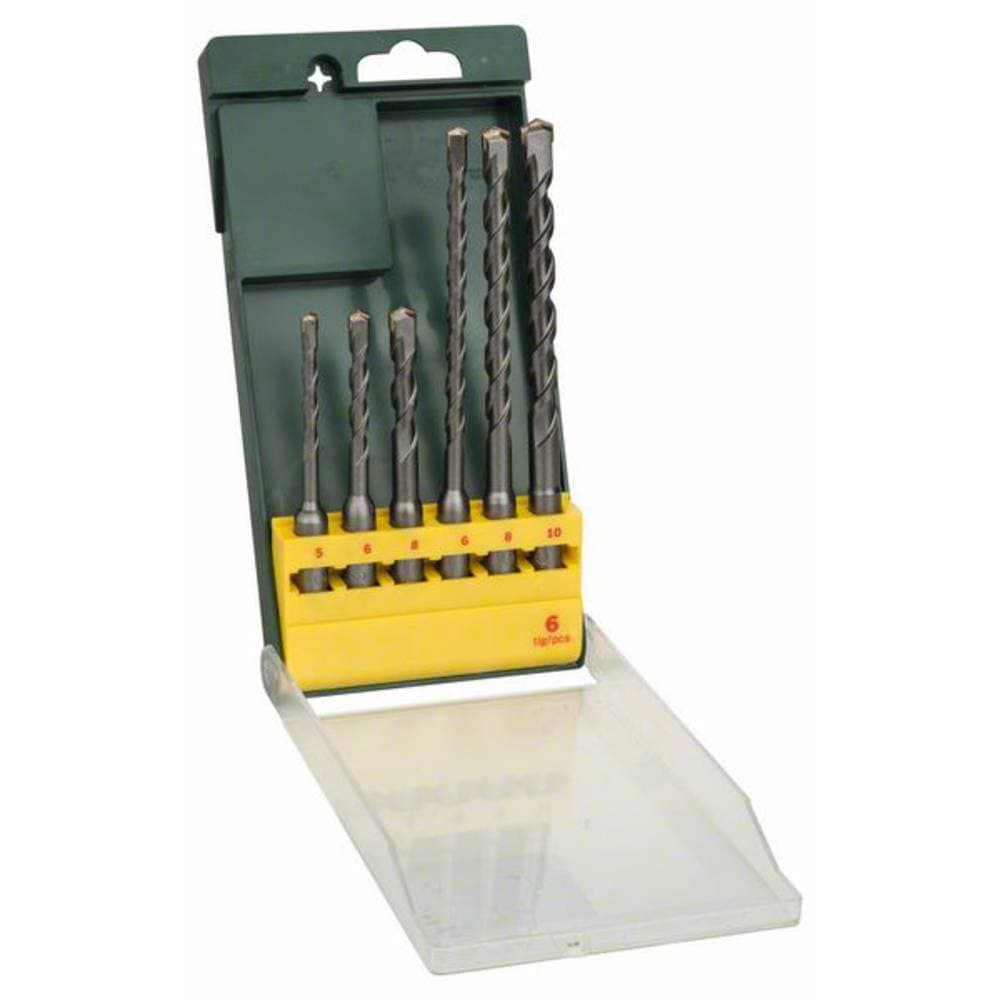Bosch Accessories Promoline 2607019447 Hårdmetal Hammerbor-sæt 6 dele 5 mm, 6 mm, 6 mm, 8 mm, 8 mm, 10 mm SDS-Plus 1 Set
