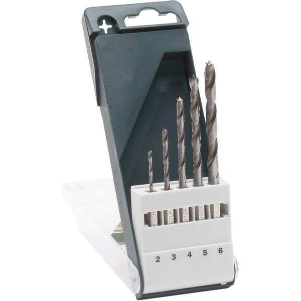 Bosch Accessories 2609255326 Trä-spiralborr-set 5 delar 2 mm, 3 mm, 4 mm, 5 mm, 6 mm 1/4 1 set