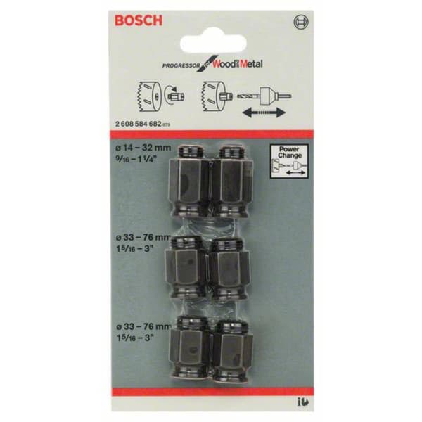 Bosch Accessories 2608584682 Övergångsadapter-set 6 delar 1 set