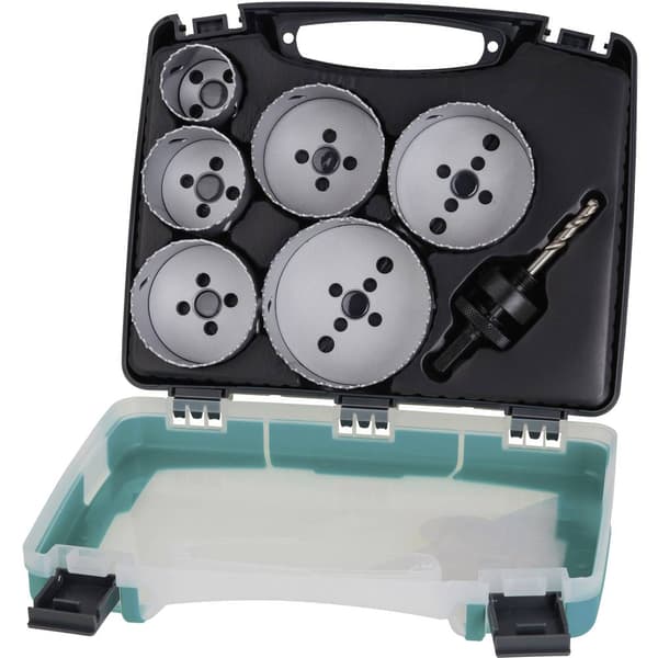 Wolfcraft 5423000 Hålsågset 8 delar 1 set