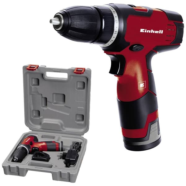 Einhell TH-CD 12-2 Li 4513660 Borrskruvdragare batteri 12 V 1.3 Ah Li-Ion inkl. 1x batteri, inkl. väska