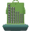 Miniatyrbild 1 av 2: Heller Tools 3015 18037 5 Hårdmetall Sten-spiralborr set 7 delar 4 mm, 5 mm, 6 mm, 8 mm, 10 mm, 12 mm Cylinderskaft 1 s
