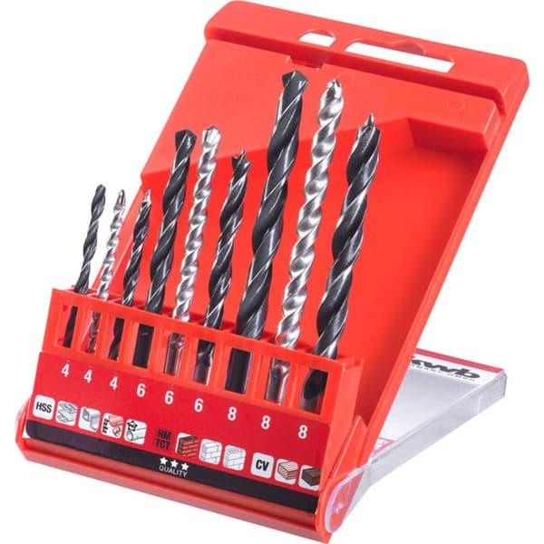 kwb 420400 9 delar Metall-spiralborrset