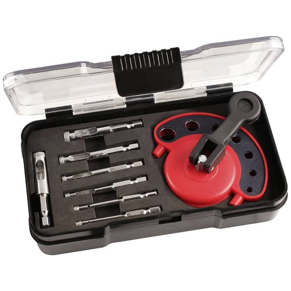 kwb 499900 Hålsågset 8 delar 4 mm, 5 mm, 6 mm, 7 mm, 8 mm, 10 mm, 12 mm 8 st