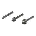 Miniatyrbild 1 av 2: Wolfcraft 2504000 Konisk försänkarset 3 delar 6 mm, 12 mm, 16 mm Verktygsstål Cylinderskaft 1 set