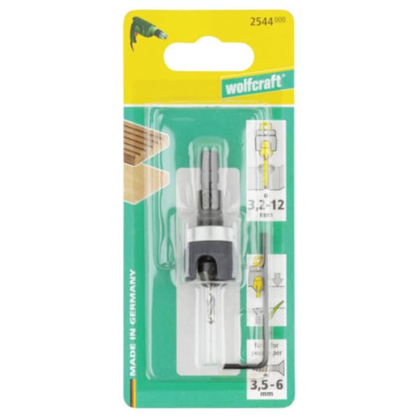 Wolfcraft 2544000 Borrförsänkare 1 st