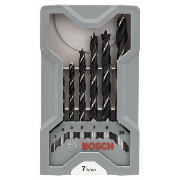 Trä-spiralborr-set 7 delar Bosch Accessories 2607017034 Cylinderskaft 1 set