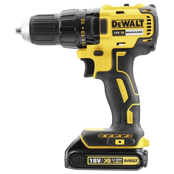 DEWALT DCD777S2T DCD777S2T-QW Borrskruvdragare batteri 18 V 1.5 Ah inkl. 2x batterier, inkl. väska
