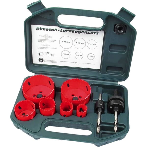 Brüder Mannesmann M44100 Hålsågset 8 delar 1 st
