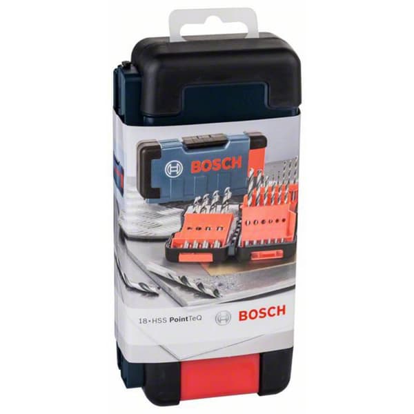 Bosch Accessories 2608577350 HSS Metall-spiralborrset 18 delar DIN 338 Cylinderskaft 1 set