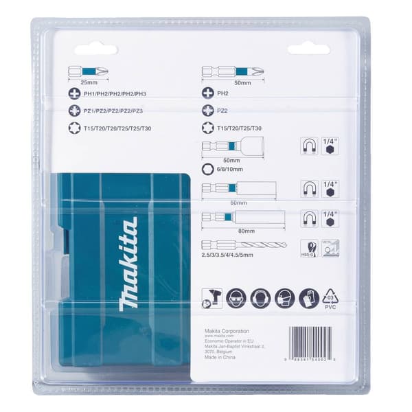 Makita B-66896 33 delar Borr- & bitssats