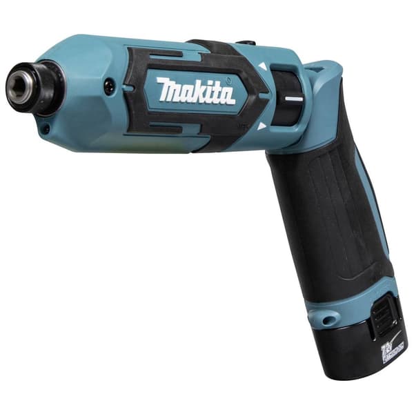Makita TD022DSE Slagskruvdragare 7.2 V 1.5 Ah Li-Ion inkl. 2x batterier, inkl. väska