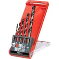 Miniatyrbild 1 av 3: kwb 044300 Krom-molybdenstål Betong-spiralborr set 5 delar 3 mm, 4 mm, 5 mm, 6 mm, 8 mm Cylinderskaft 1 set