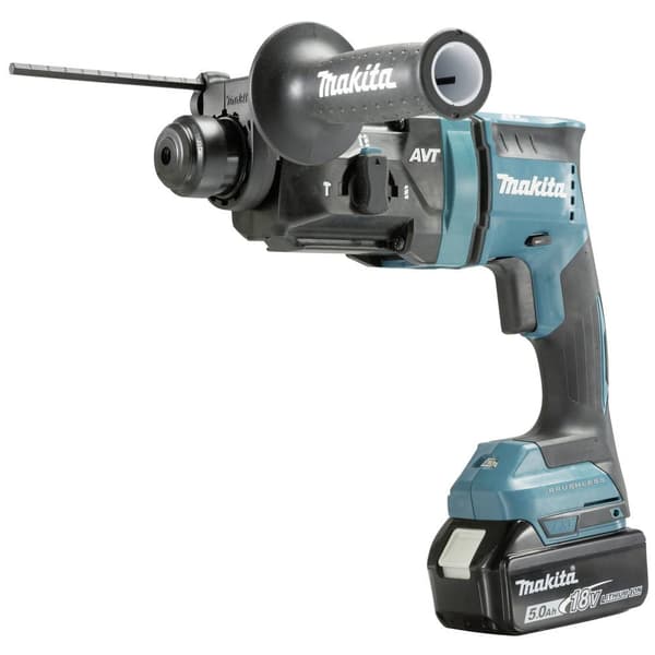 Makita SDS-Plus-Kombihammare batteri 18 V 5 Ah inkl. laddare