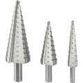 Miniatyrbild 3 av 4: TOOLCRAFT TO-6802569 HSS Stegborrset 3x 4 - 20 mm, 4 - 12 mm, 6 - 30 mm 1 st