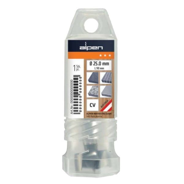 Alpen 0023601500100 Forstnerborr 15 mm Total längd 90 mm 1 st
