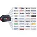 Miniatyrbild 4 av 4: Bosch Professional GSR 18V-21 06019H100A Borrskruvdragare batteri 18 V 2.0 Ah Li-Ion inkl. 2x batterier, inkl. väska, i
