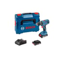 Miniatyrbild 2 av 4: Bosch Professional GSR 18V-21 06019H100A Borrskruvdragare batteri 18 V 2.0 Ah Li-Ion inkl. 2x batterier, inkl. väska, i