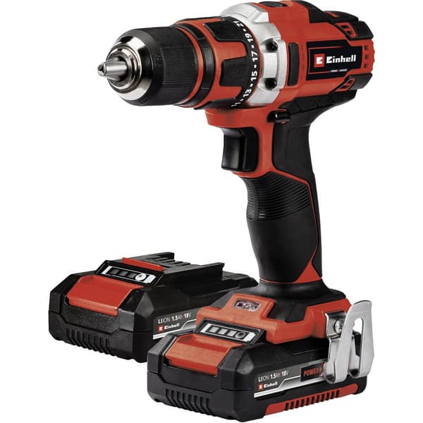 Einhell Power X-Change TE-CD 18/40-1 Li (2x1,5 Ah) 4513939 Borrskruvdragare batteri 18 V 1500 mAh Li-Ion inkl. 2x batte