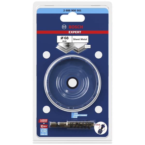 Bosch Accessories EXPERT Sheet Metal 2608900501 Hålsåg 1 st 68 mm 1 st