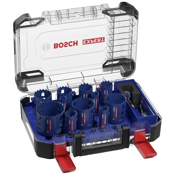 Bosch Accessories EXPERT Tough 2608900447 Hålsågset 14 delar 20 mm, 22 mm, 25 mm, 32 mm, 35 mm, 40 mm, 44 mm, 51 mm, 60
