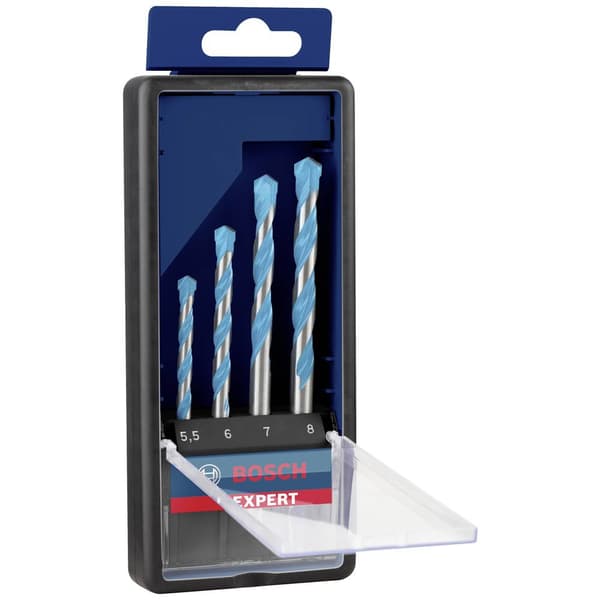 Bosch Accessories EXPERT CYL-9 MultiConstruction 2608900646 Multiborrset 4 delar 5.5 mm, 6 mm, 7 mm, 8 mm Cylinderskaft