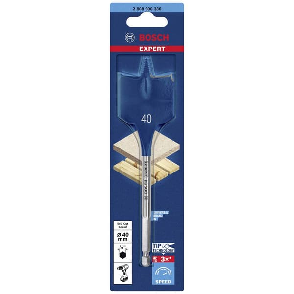Bosch Accessories 2608900330 Trä-fräsborr 40 mm Total längd 152 mm Sexkantskaft 1 st