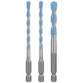Miniatyrbild 1 av 4: Bosch Accessories EXPERT MultiConstruction HEX-9 2608900584 Multiborrset 3 delar 5 mm, 6 mm, 8 mm Sexkantskaft 3 st