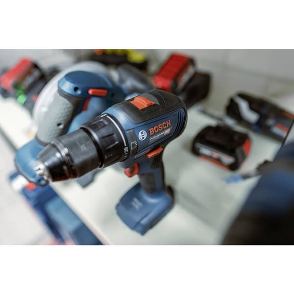 Bosch Professional GSR 18V-55 06019H5209 Borrskruvdragare batteri 18 V 4.0 Ah Li-Ion inkl. 2x batterier, inkl. laddare,