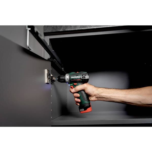 Metabo PowerMaxx BS BL 601721500 Borrskruvdragare batteri 12 V 2 Ah Li-Ion inkl. 2x batterier