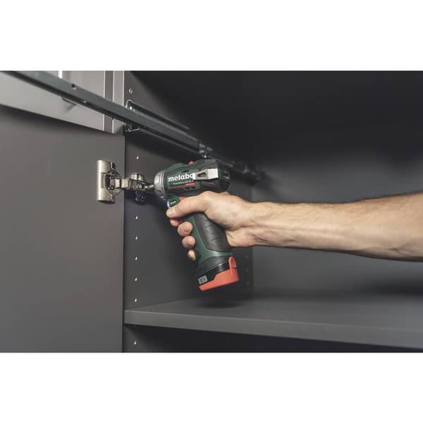 Metabo PowerMaxx BS BL Q 601749500 Borrskruvdragare batteri 12 V 2 Ah Li-Ion inkl. 2x batterier