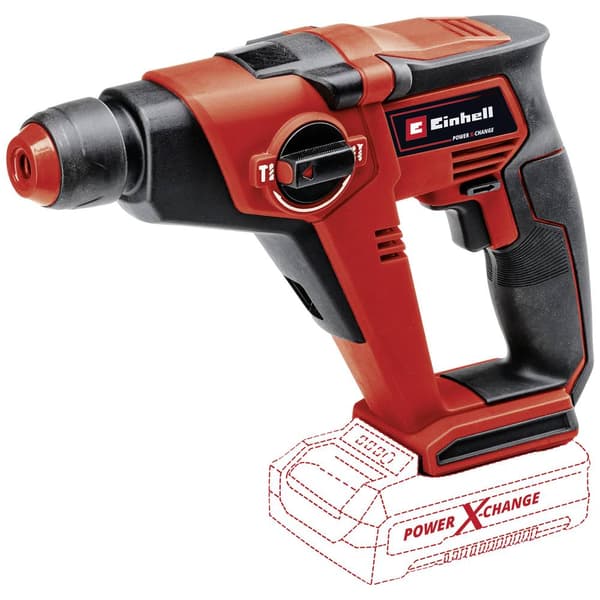 Einhell Einhell Power X-Change Akku-Bohrhammer TE-HD 18/12 Li - Solo -Borrhammare batteri