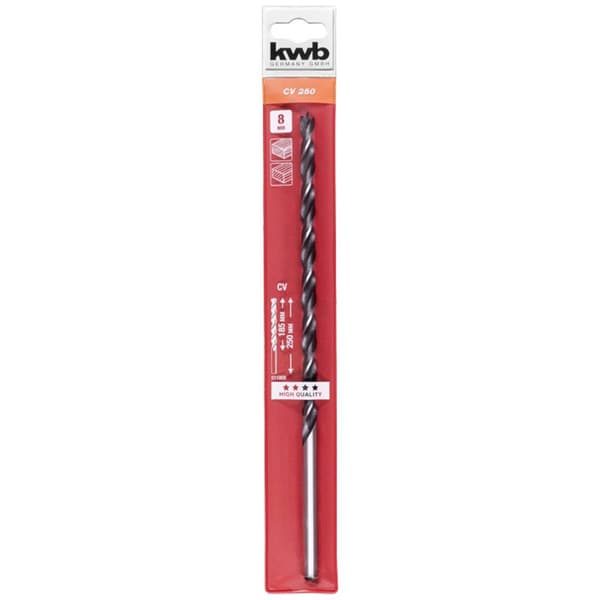 kwb 511808 Trä-spiralborr 8 mm Total längd 250 mm 1 st