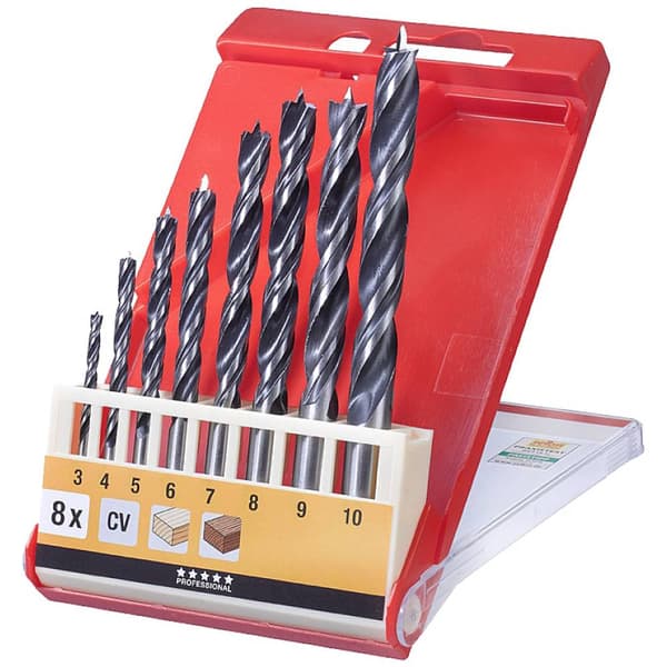 kwb 514100 Trä-spiralborr-set 8 st