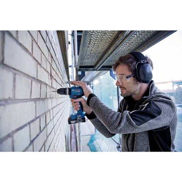 Bosch Professional GSB 18V-45 06019K3302 Borrskruvdragare batteri 18 V 2.0 Ah Li-Ion inkl. 2x batterier, inkl. laddare,