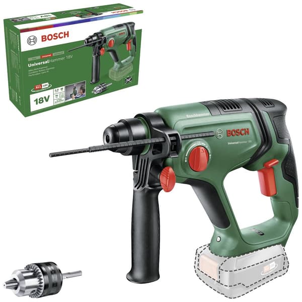 Bosch Home and Garden Universal Hammer -Borrhammare batteri 18 V Li-Ion exkl. batteri/laddare, Utan laddare