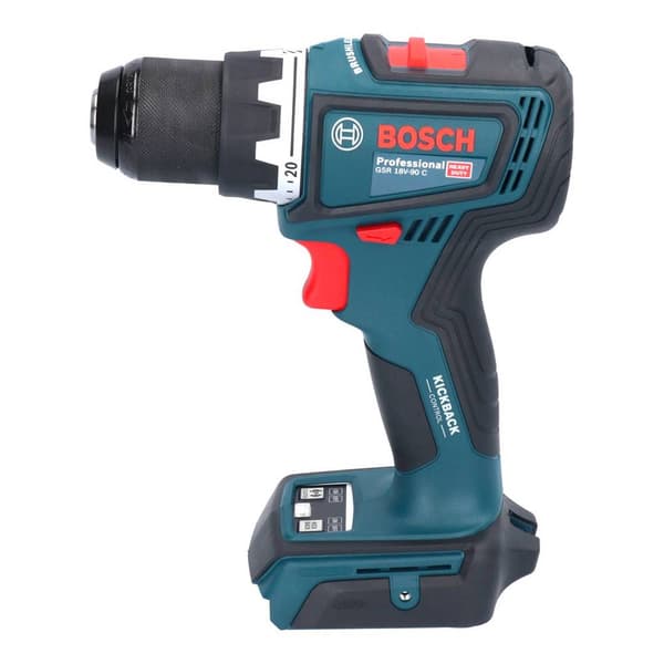 Bosch Professional GSR 18V-90 C 06019K6000 Borrskruvdragare batteri, Skruvdragare batteri 18 V Li-Ion borstfri, exkl. b
