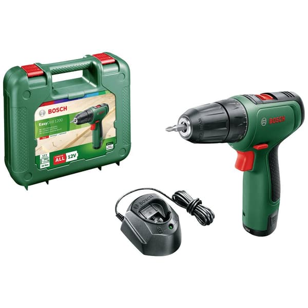 Bosch Home and Garden EasyDrill 1200 Borrskruvdragare batteri 12 V 2-växel inkl. 1x batteri, inkl. laddare, inkl. väska