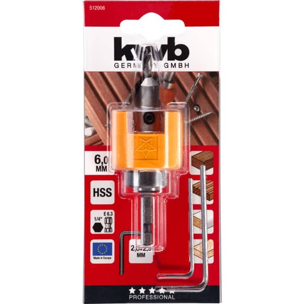 kwb 512006 Trä-spiralborr 6 mm 1 st
